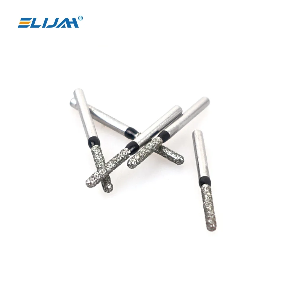 ELIJAH 10Pcs/Box Dental Super Coarse Diamond Burs FG Dentistry Strawberries Drills For High Speed Handpiece Dia.1.6mm Dentist