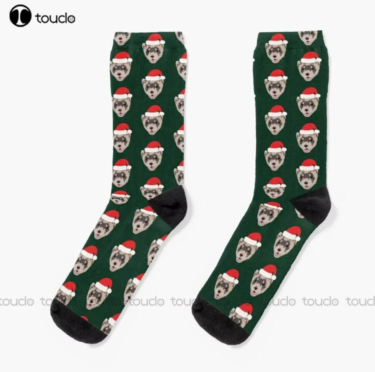

Christmas Ferret Socks Baseball Socks Personalized Custom Unisex Adult Teen Youth Socks 360° Digital Print Christmas Gift Gift
