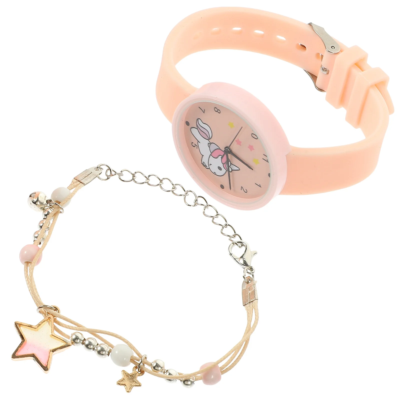 

1Set Girls Unicorn Watch Adjustable Comfortable Strap Fun Cartoon Dial Kids Learning Time Watch Great Gift for Birthday