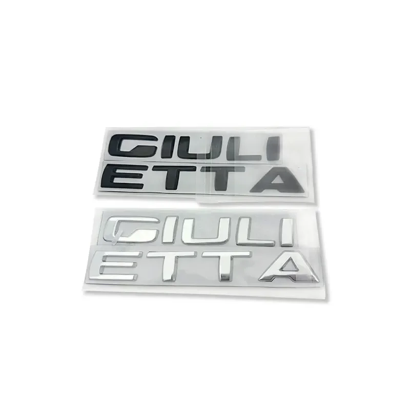 GIULIETTA Q2 Q4 Ti badge car stickers for alfa romeo GIULIETTA rear boot mark car accessories trunk label logo decorate decals