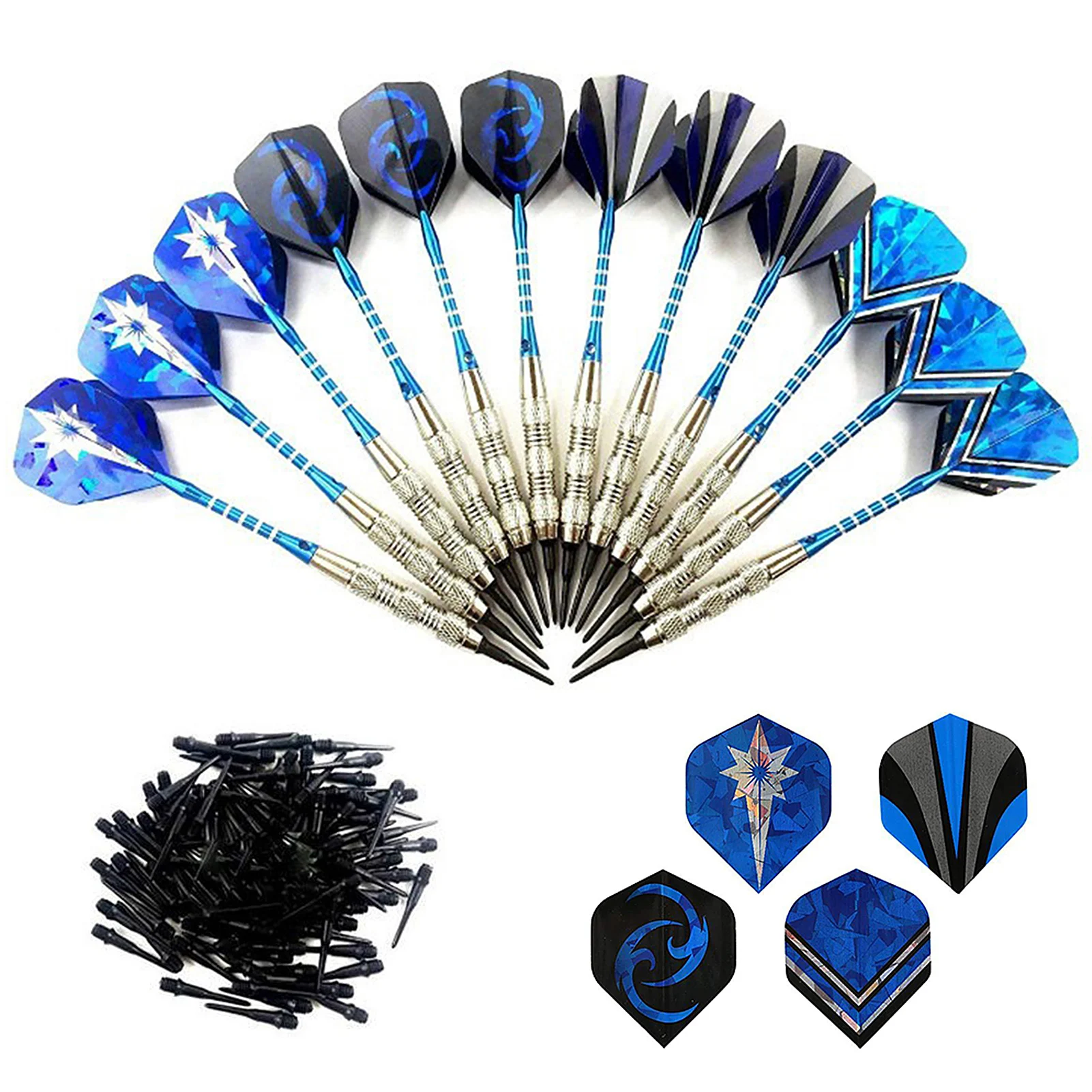 

18g Safe Darts With Plastic Tips Flights Indoor Sport Darts Home Games Darts Tips Flights Set Indoor Sport Darts