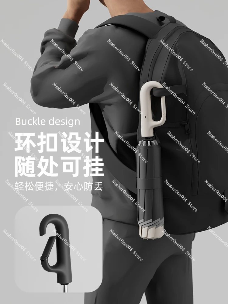 Oversized Buckle Umbrella Household Automatic Portable Wind-Resistant Men's Special Reverse Folding Rain and Rain Dual-Use Women