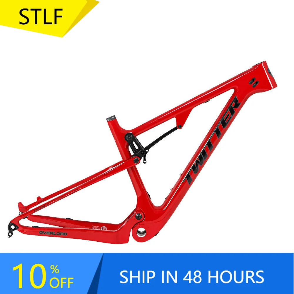 

STLF 29inch Suspension Mountain Bike Frame OVERLORD Full Suspension Carbon MTB Frame Light Mountain Mtb Carbon Frame 29er OEM