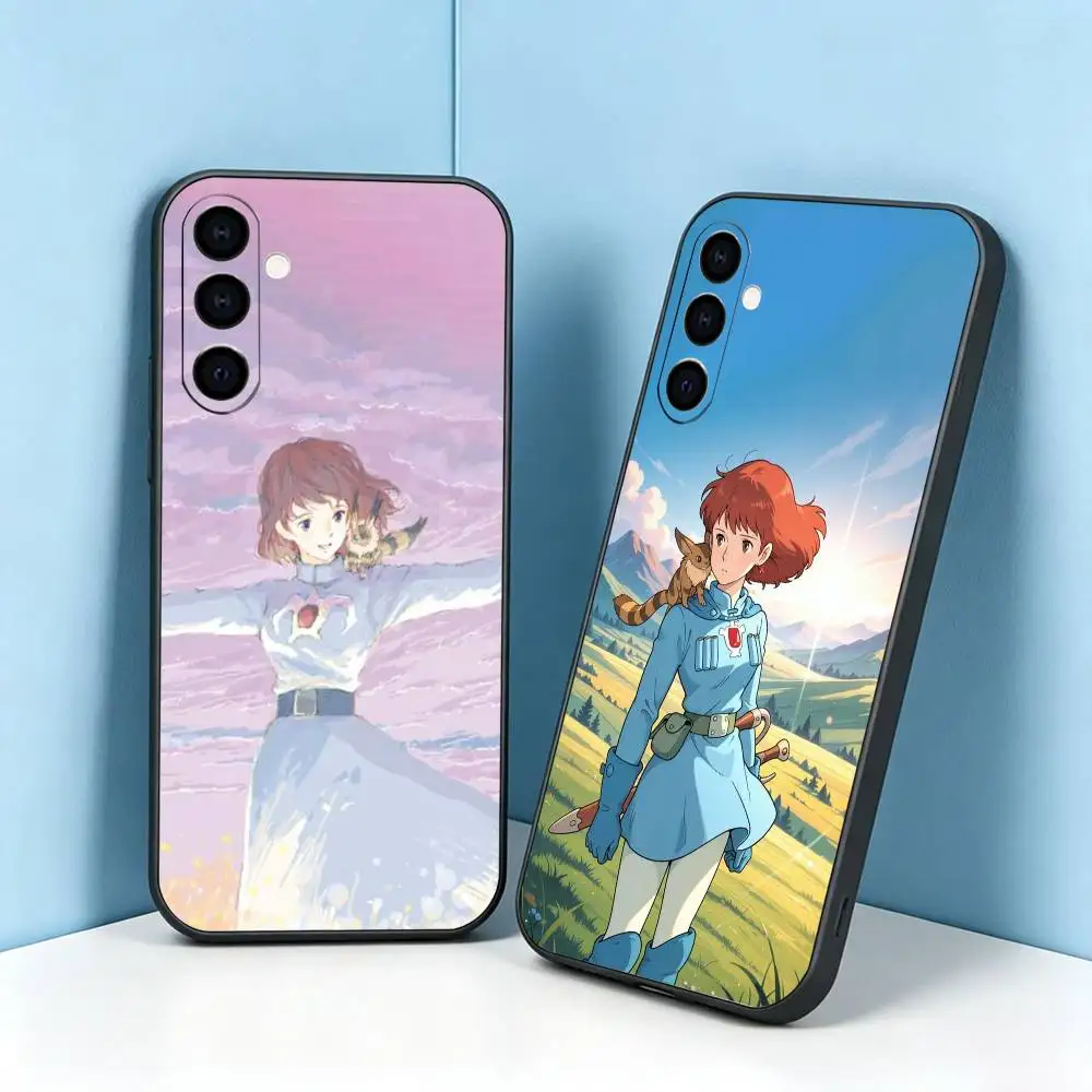 N-Nausicaa the V-Valley Wind  Phone Case For Samsung Galaxy A73,A72,A71,A70,A53,A52,A51,Soft Silicone Black Cover Gift