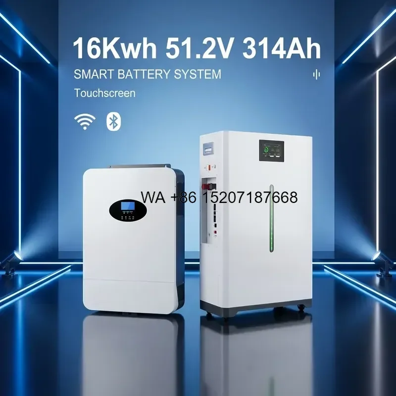 Wmwmnu for ZA EU USA Stock 11000 Cycles 10 Year Warranty 16kw Lifepo4 Battery 16kwh Lithium Ion Solar Battery 51.2v 314AH