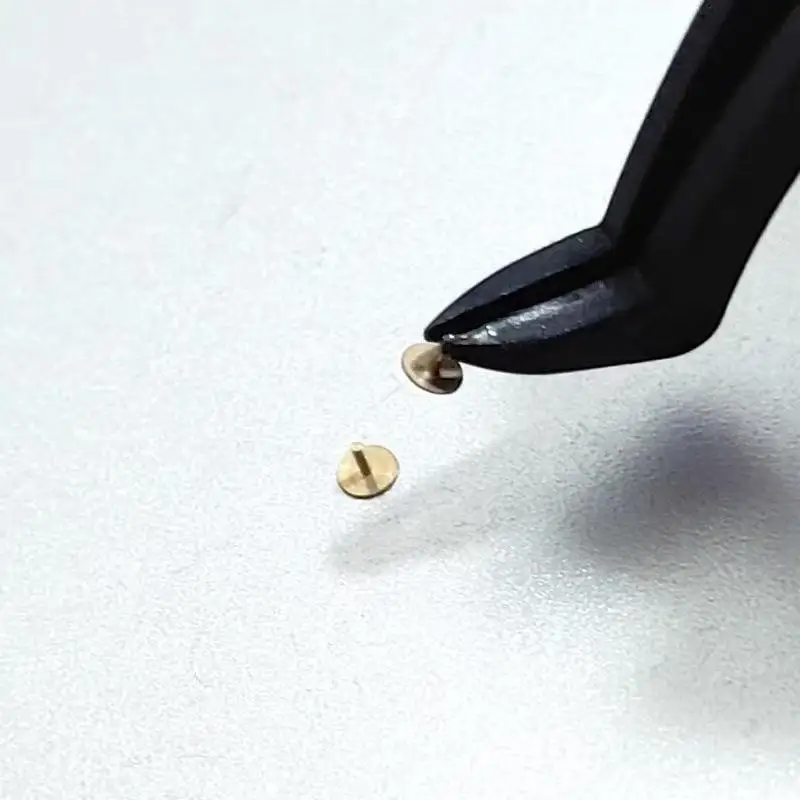 0.64‑0.69‑0.74‑0.79mm Copper Watch Dial‑Foot Locating Pin Universal Fixed Stud For Mechanical Watch Dial Replacement Supplies