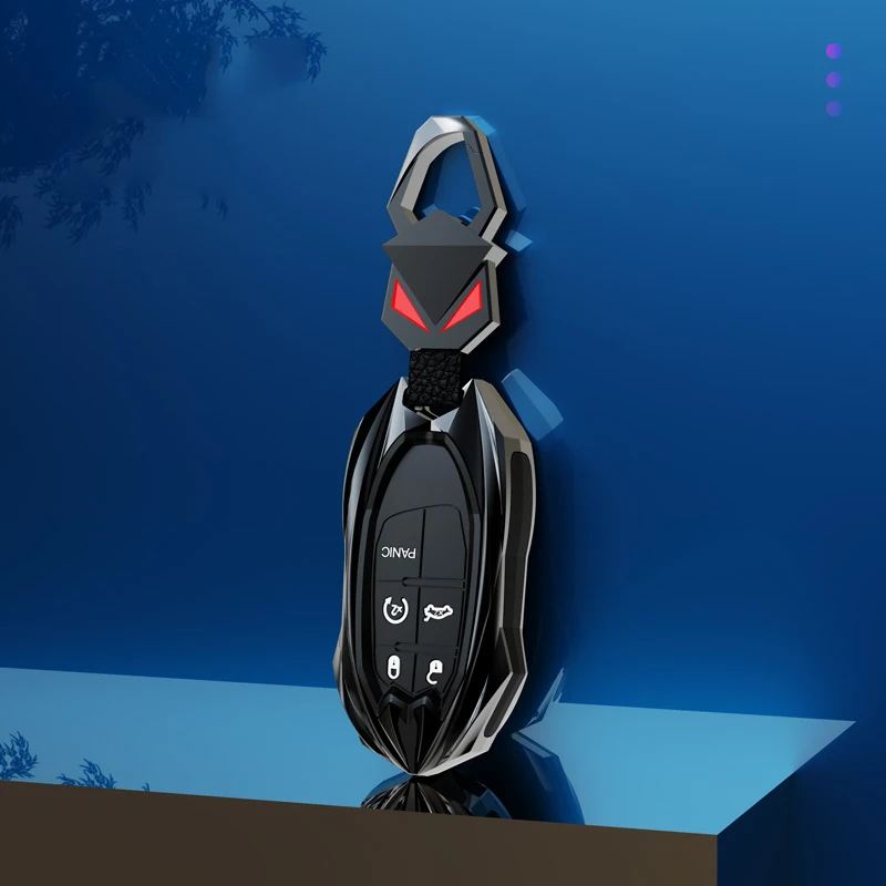 

Zinc Alloy Car Key Case Cover for Jeep Grand Cherokee Renegade Fiat Freemont Dodge Charger Challenger Durango Journey