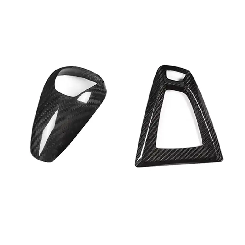 

Exclusive For BMW M2 M3 M5 F80 F87 F82 LHD Compatible Gear Shift Knob Trim Panel Carbon Fiber Sticker Car Interior Accessorie