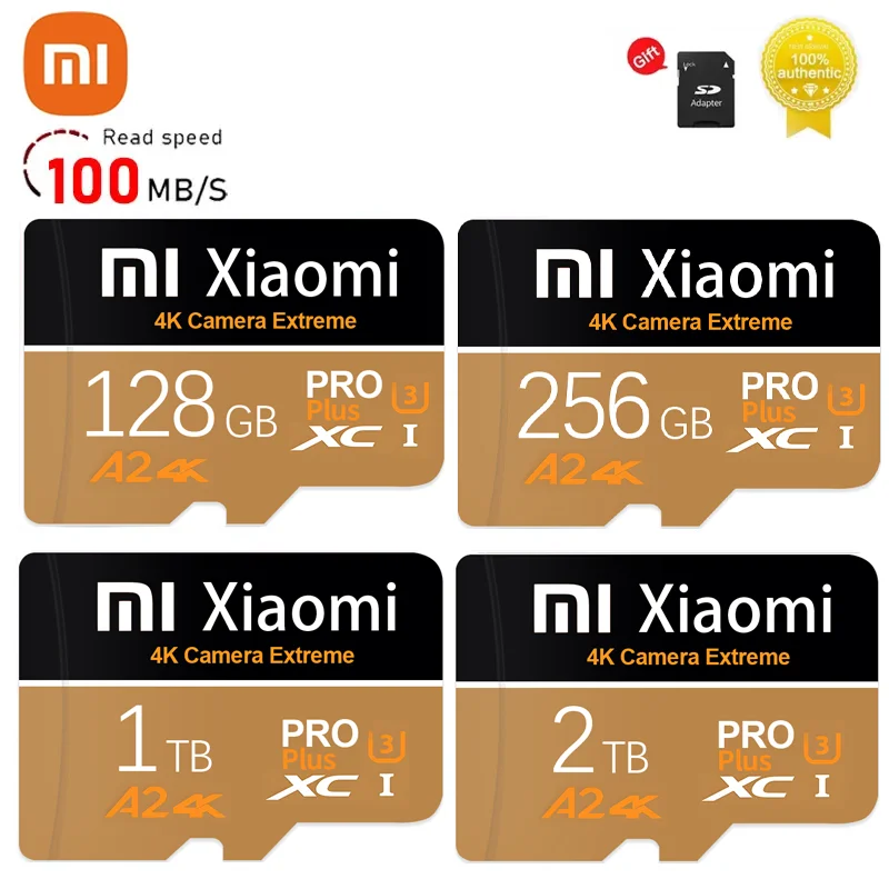 XIAOMI Micro SD карта памяти A1, высокая скорость, 1 ТБ, 128 ГБ, 256 ГБ