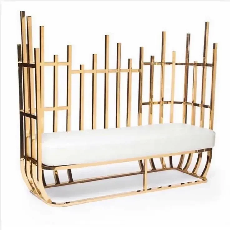 Factory Sale Royal Wedding Throne Sofa Chairs For Bride And Groom Used Wedding Chairs