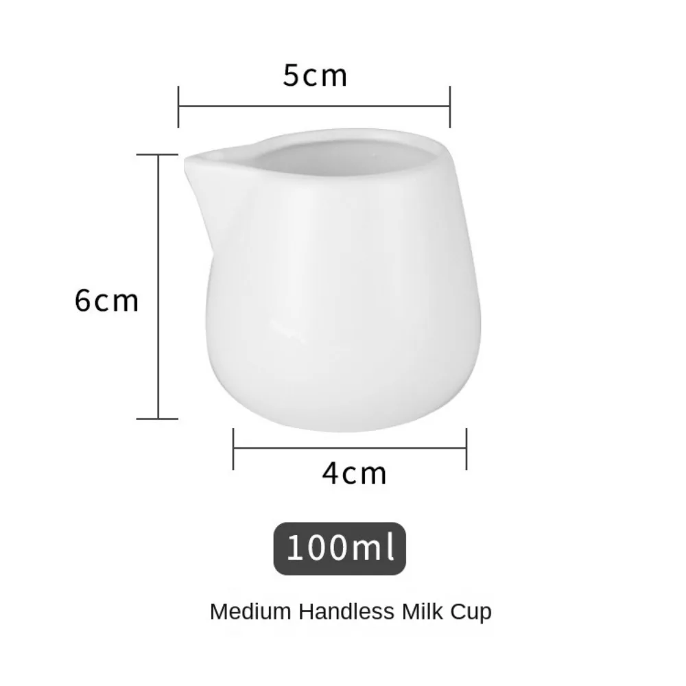 

Creative Ceramic Sauce Jug White with Handle Gravy Pouring Boat Condiment Bowl Milk Pots Kitchen Tools