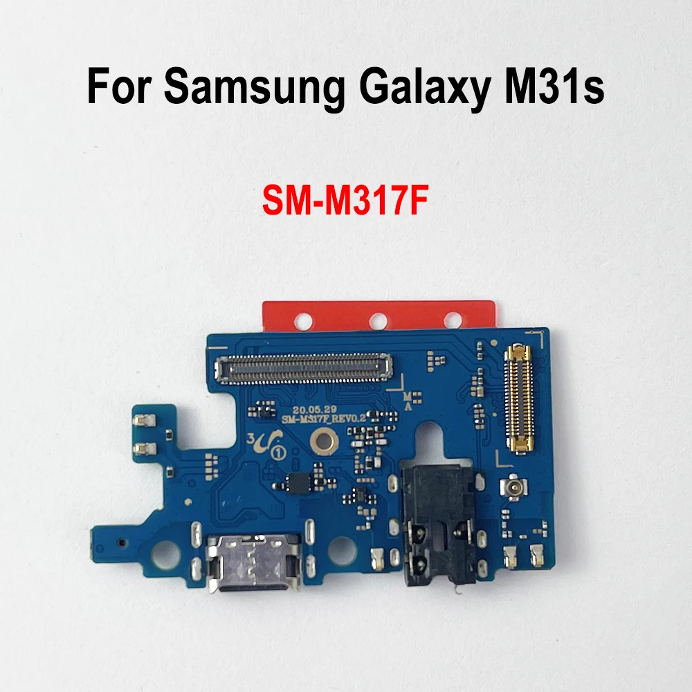 

USB Charge Port Jack Dock Connector Charging Board Flex Cable For Samsung Galaxy M31s M317 SM-M317F Charging Board