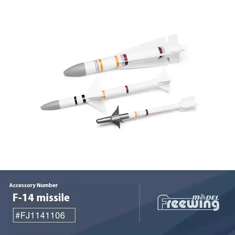 Freewing Double 64mm F-14 accessoires d'origine corps ailes principales autocollants de train d'atterrissage vis en fil d'acier Led