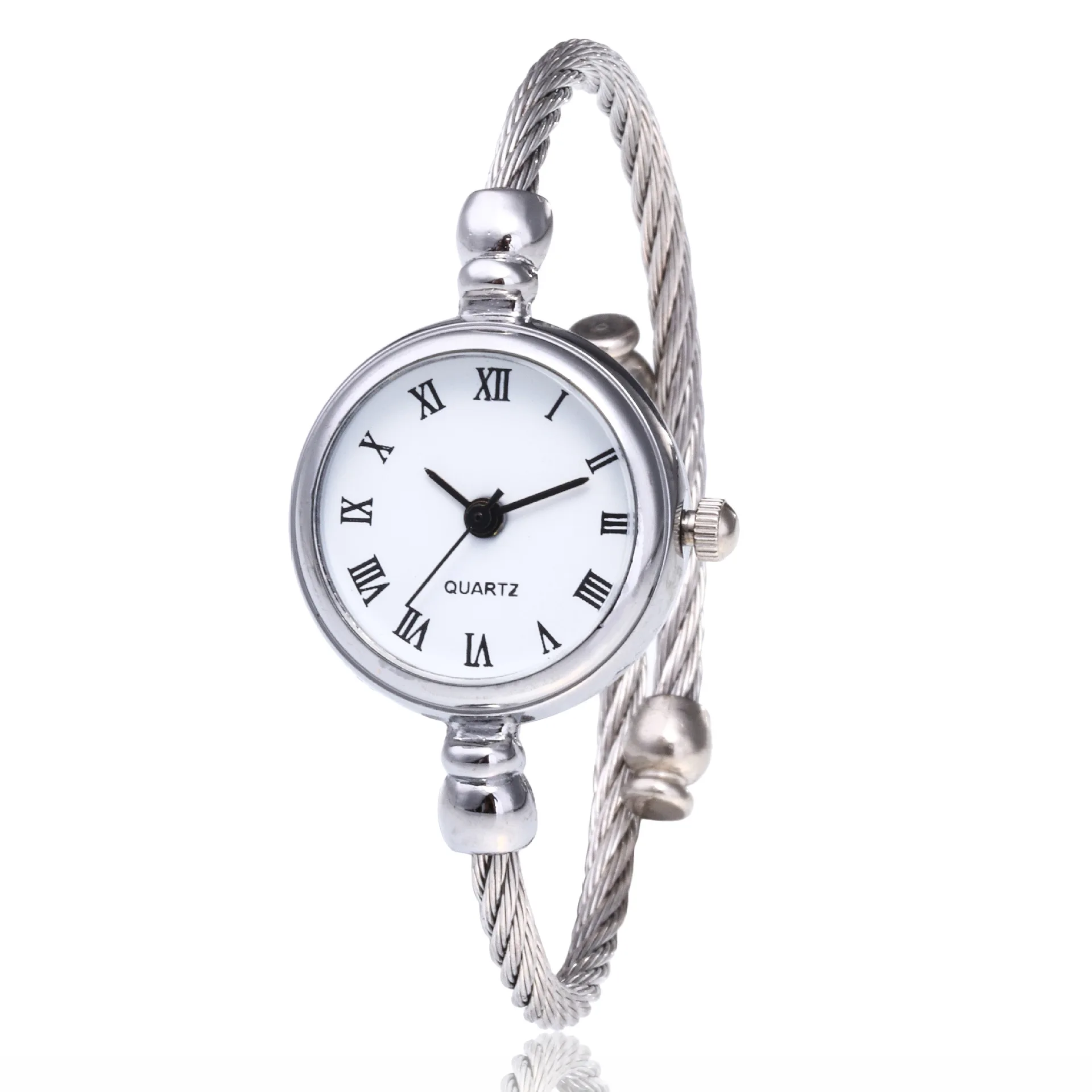 Fashion, Leisure, Luxury Women's Metal Bracelet, Digital Quartz Watch