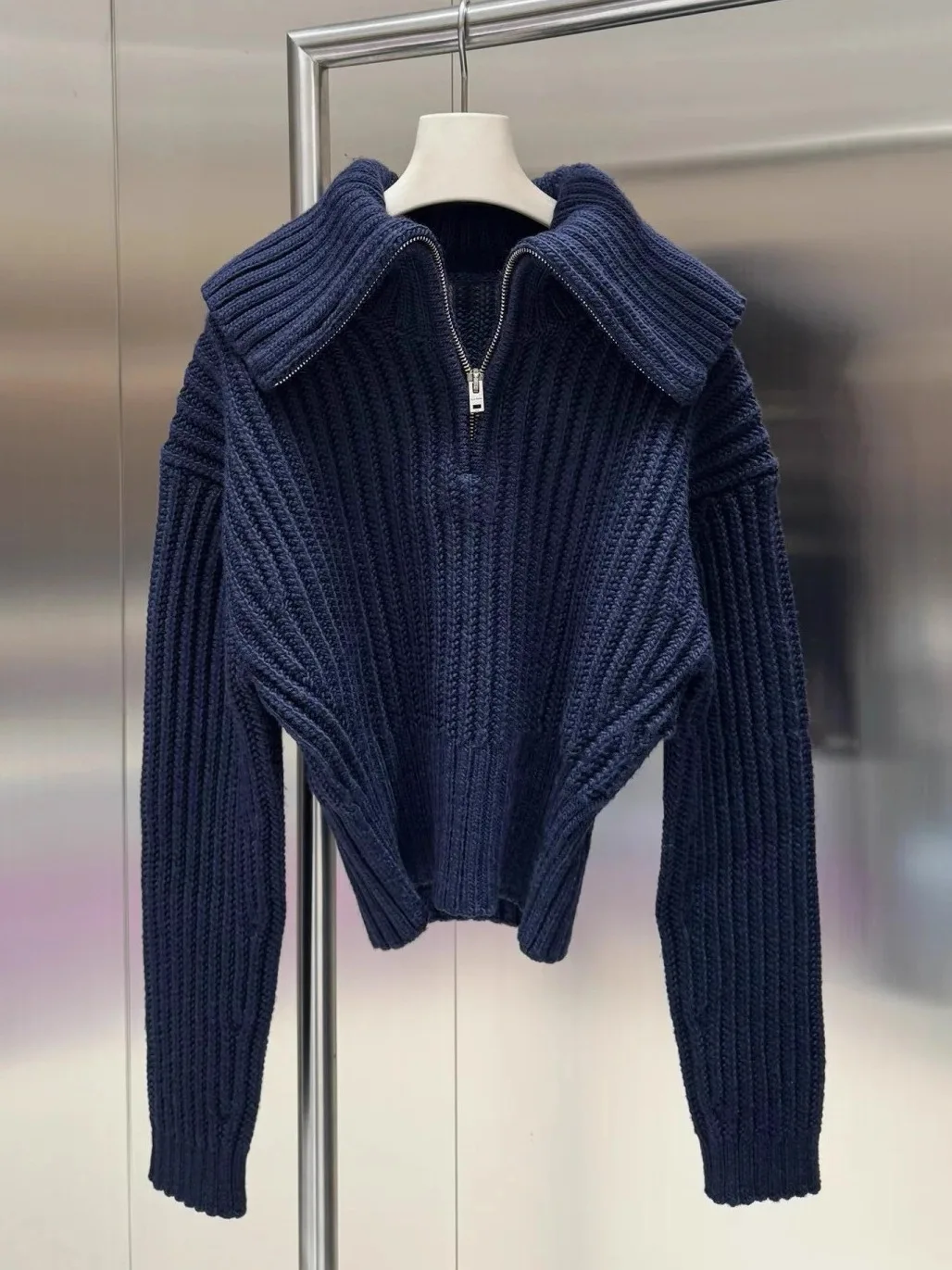 

Утепленный шерстяной кардиган с вышивкой, осенне-зимняя новинка, женская модная теплая вязаная одежда