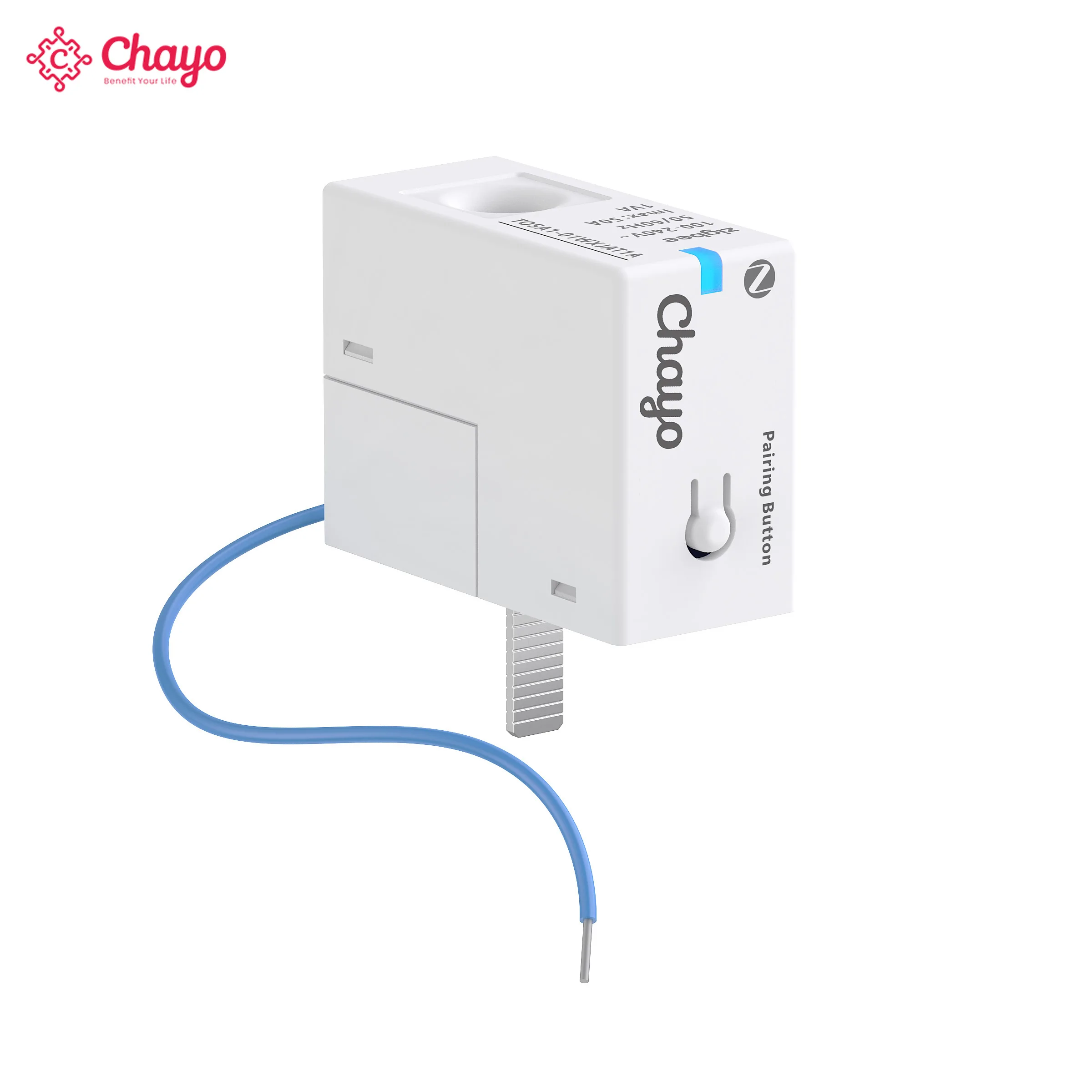 Chayo Zigbee Smart Energy Meter 1-50A,Tuya APP Remote Power Monitoring, Prepaid Function,Work with Smart Life and Home Assistant