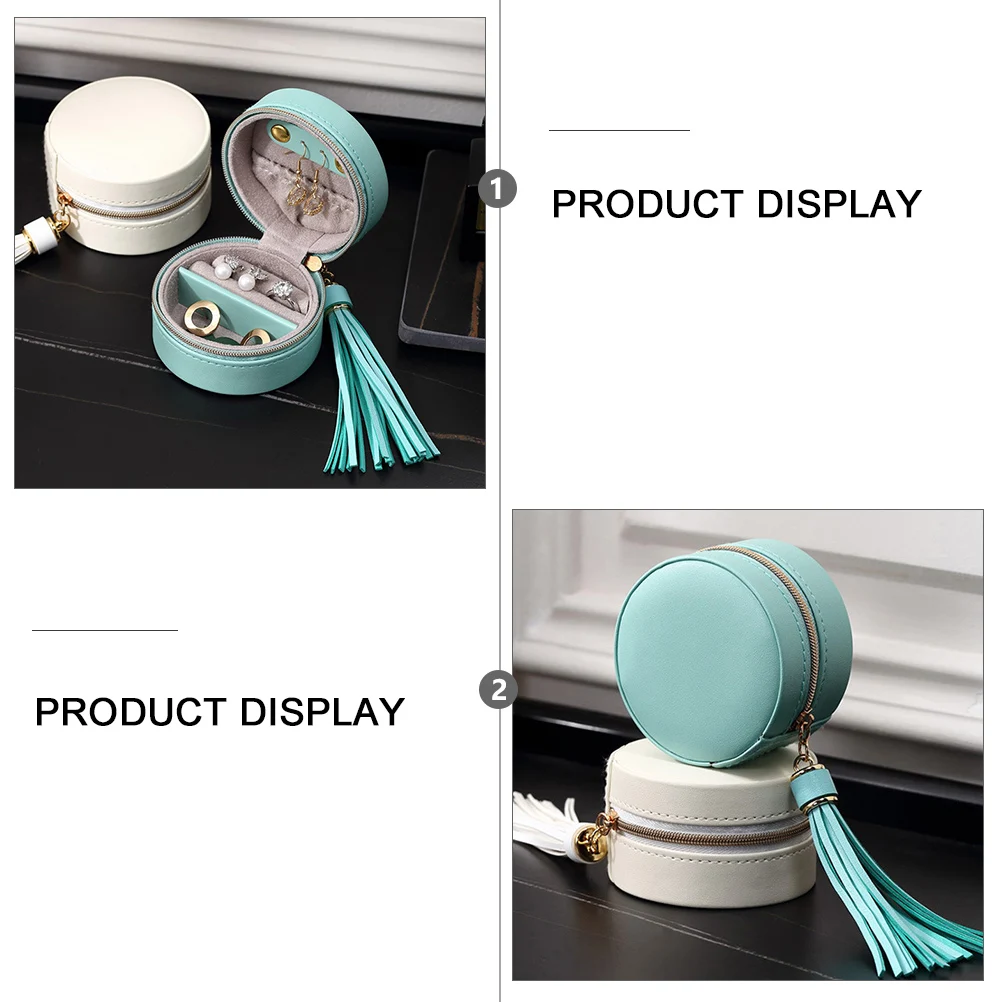 

Earring Storage Small Container Portable Jewelry Organizer Safe Durable Home Portable Jewelry Storage Box Shop Travel
