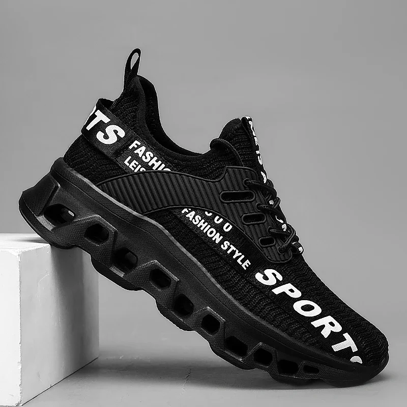 

Men's Running Shoes Breathable Lightweight Height Increase Non Slip Comfortable Outdoor Sports Sneakers for Men Tenis Masculino