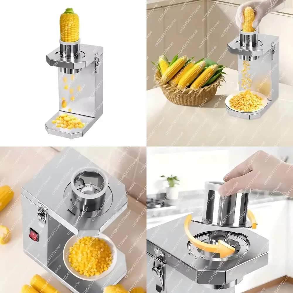 Output Corn Slicing Machine with 6 Blades Engine for Commercial & Home Use