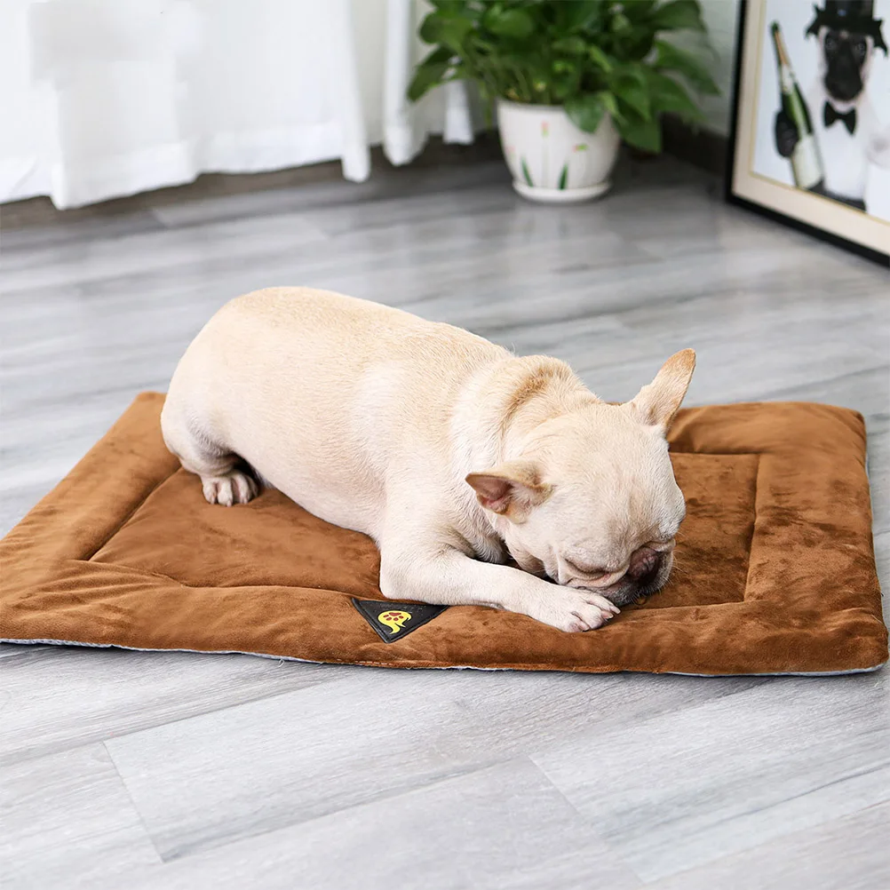 

Thickened Pet Warm Pad Winter Dog Cat Bed Mat Waterproof Insulation Non-Slip Bottom Machine Washable For Home Car Outdoor Use