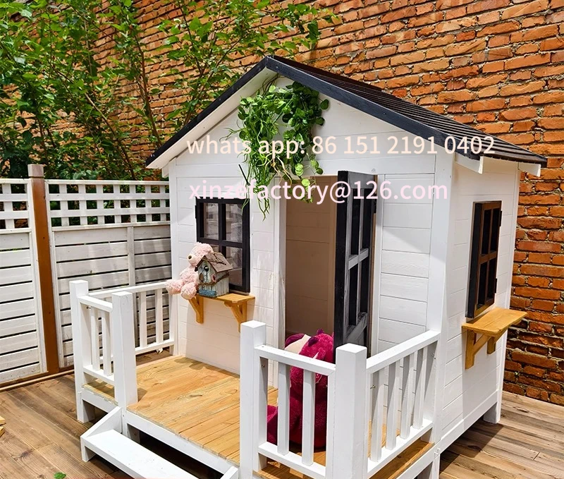 شرفة شتوية قابلة للتخصيص، شرفة بناء، حديقة منزلية، تجميع فناء، غرفة الحيوانات الأليفة، لعبة متحركة، منزل خشبي #1