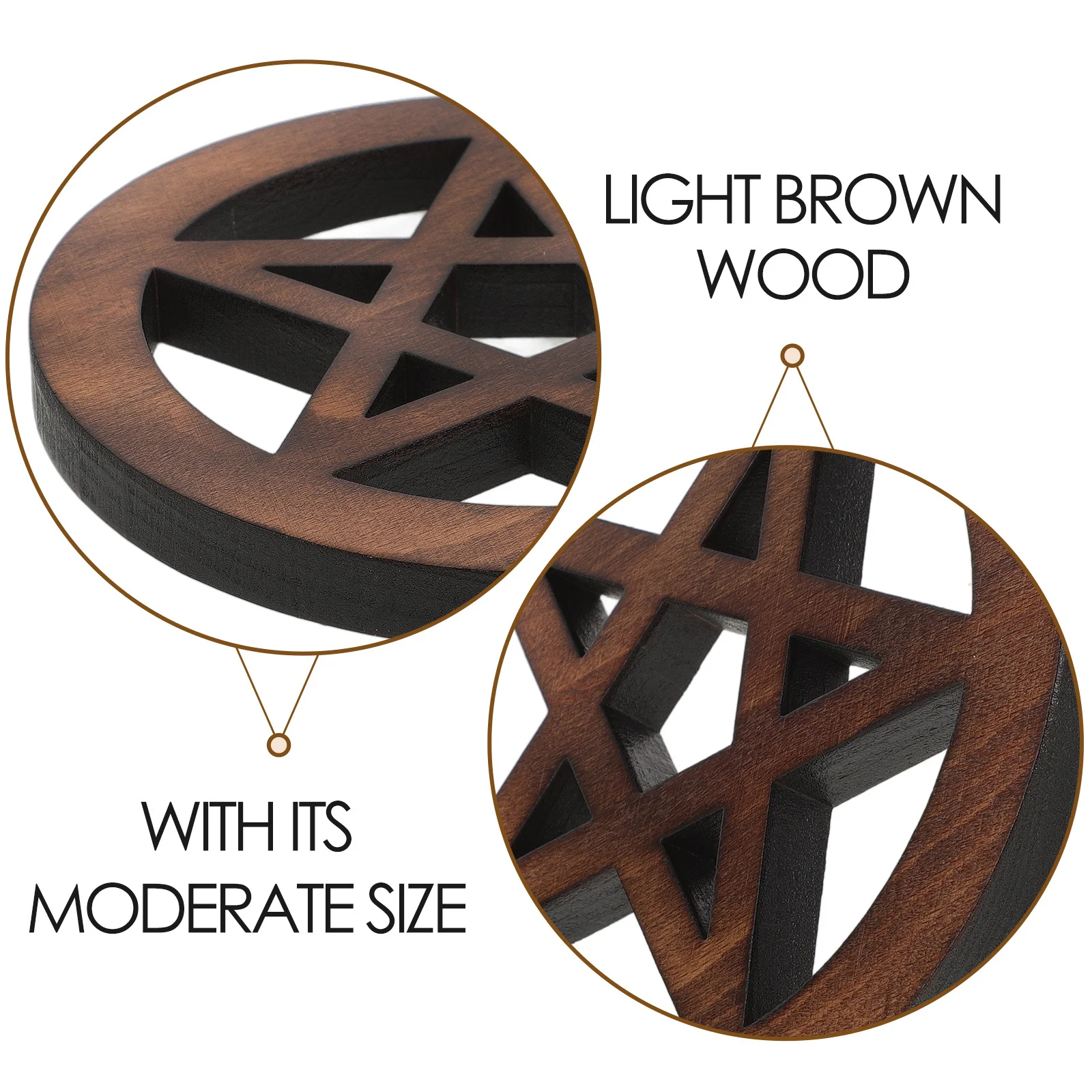 

2pcs Set of 2 Altar Wall Hanging Acrifice Tiles Offering Fruit Tray Pagan Ceremony Decor