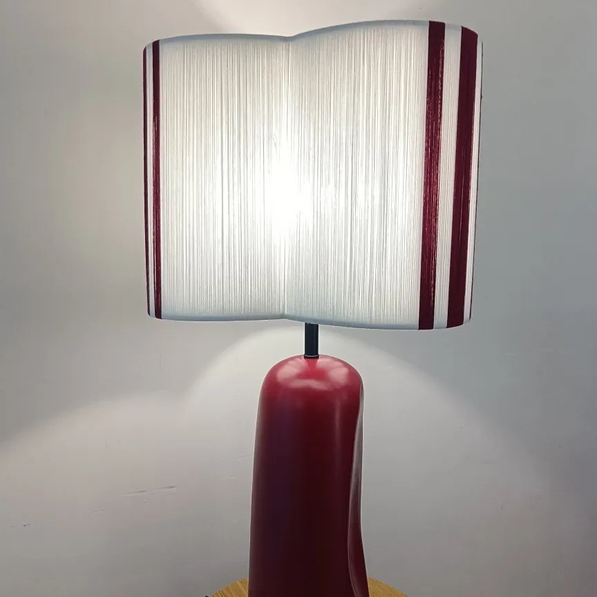 Hotel Nachttischlampe Dekoration Studie Schreibtischlampe Massivholz Baumwollseil Schreibtischlampe