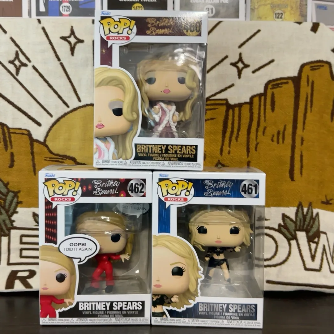 

Britney Spears Figures #460 461 462 Funko Pop 4.15in Vinyl Figure Collectible Decoration Limited Edition Figurine Model Toy Gift