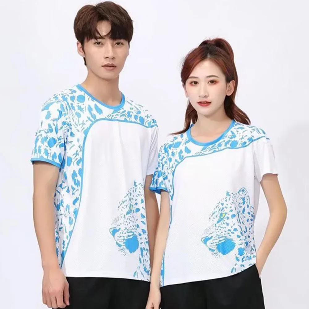 

New Fashion Table Tennis Shirt for Men Women Kids Print Shirt Sleeve Badminton Uniform Clothing Family Tennis Ping Pong T-shirts