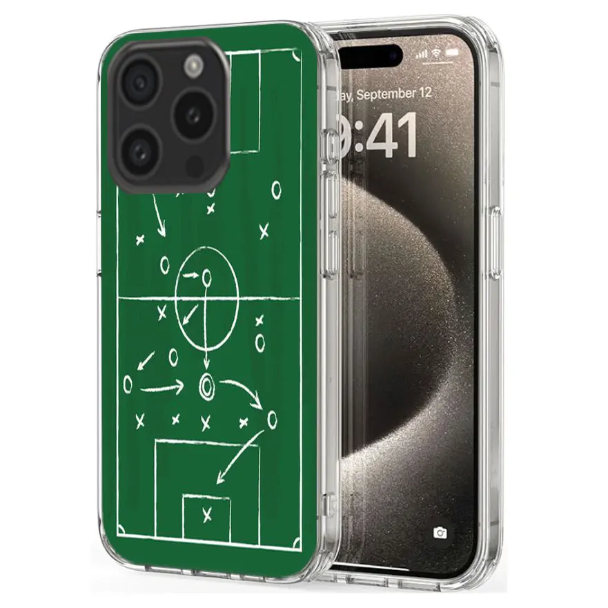 Football Soccer Tactics Time Clear Phone Case For Apple iPhone 12 13 Mini 11 14 15 16 Pro Max Cover XS MAX XR Soft