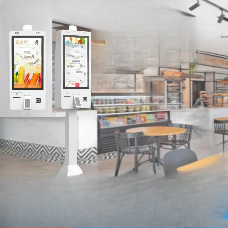27-Inch 32-inch restaurant queuing large-screen self-service ordering machine touching wall-mounted cash register