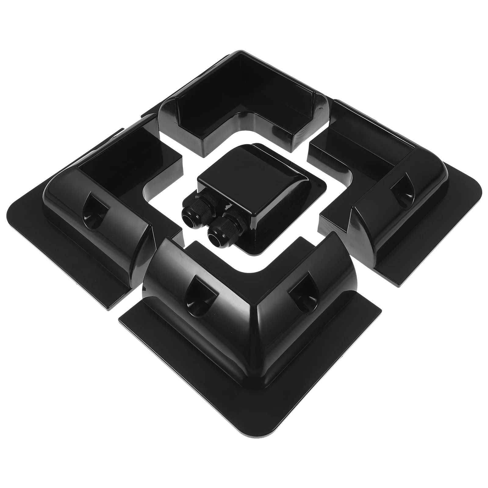 

1 Set Solar Panel Mounting Bracket Rv Solar Panel Mount Sturdy Brackets For Trailers Caravans Boats Flat Roofs Easy Installation