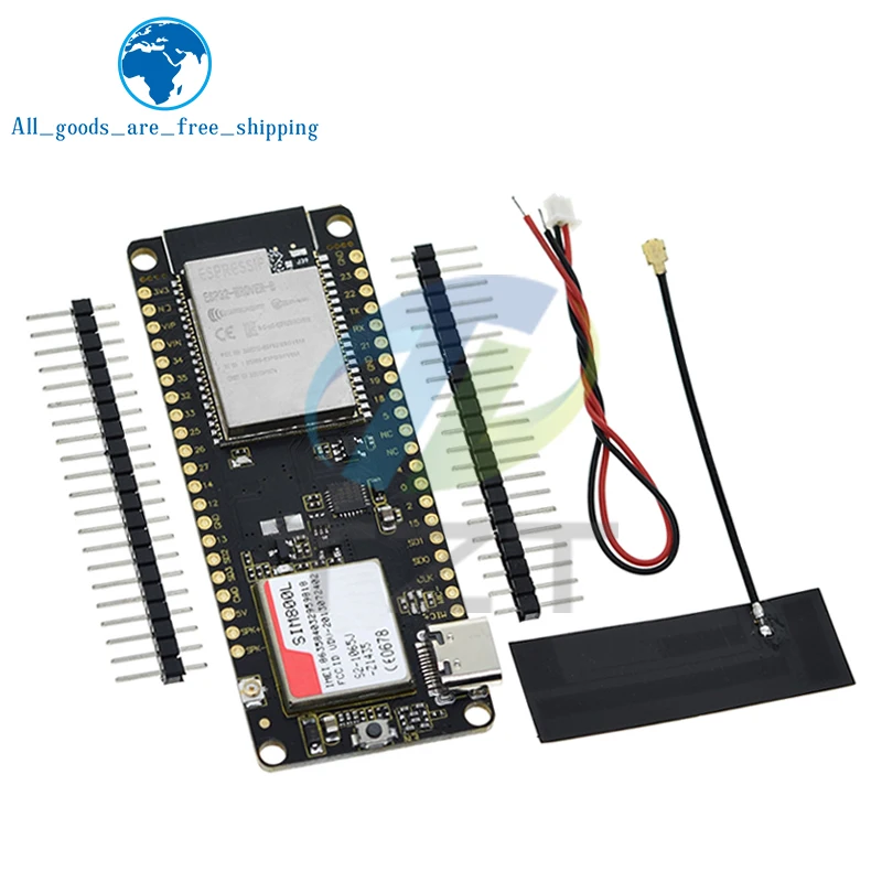 TZT TTGO T-Call V1.3 ESP32 Wireless Module SIM Antenna SIM Card SIM800L Module And GSM/GPRS Antenna for arduino