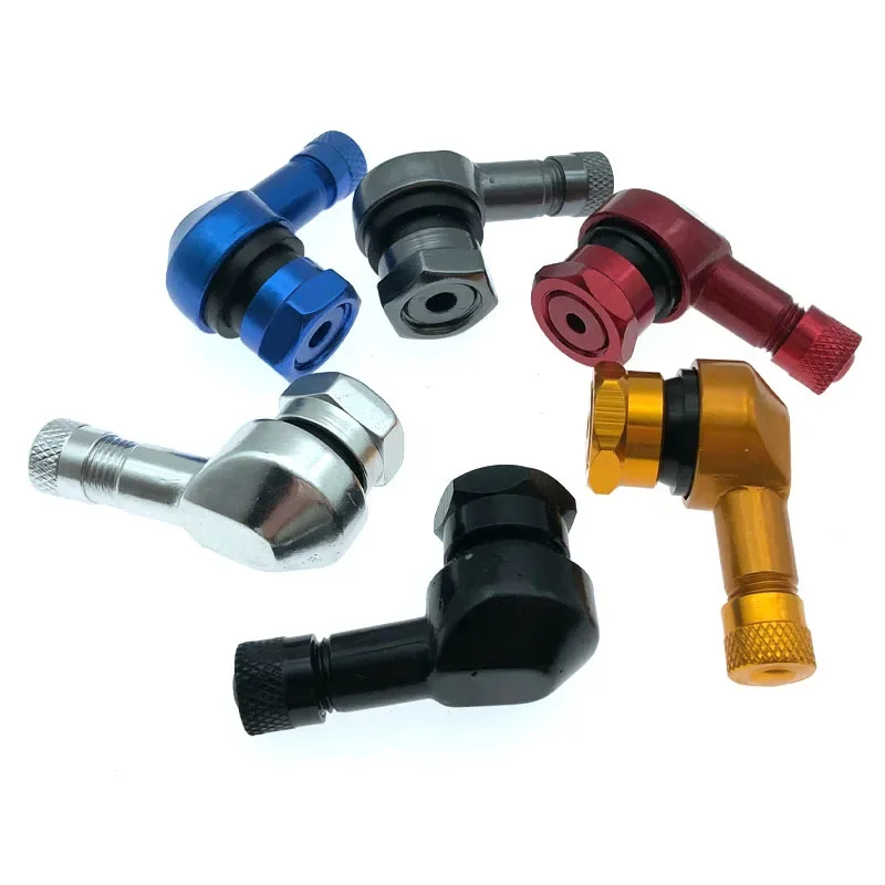 2PCS Car Motorcycle Tire Valve Nozzle Clamp Aluminum Alloy Wheel Tyre Pump Nozzle Chuck Cap Inflator Connector Auto Accessories image 6