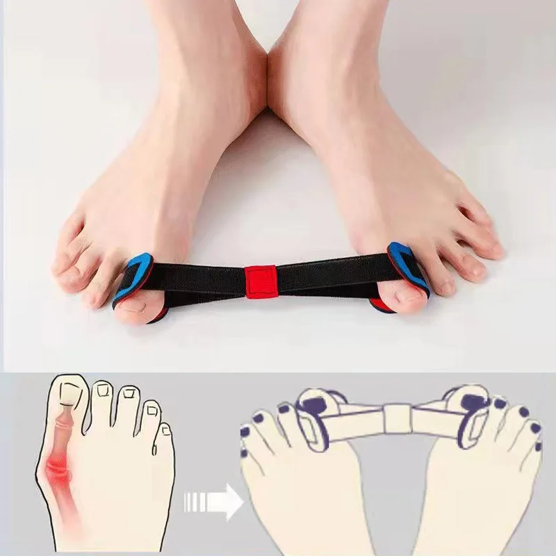 Hallux Valgus Corrector Belt Recovery Training Exerciser Strap Toe Separator Big Toe Stretcher Separator