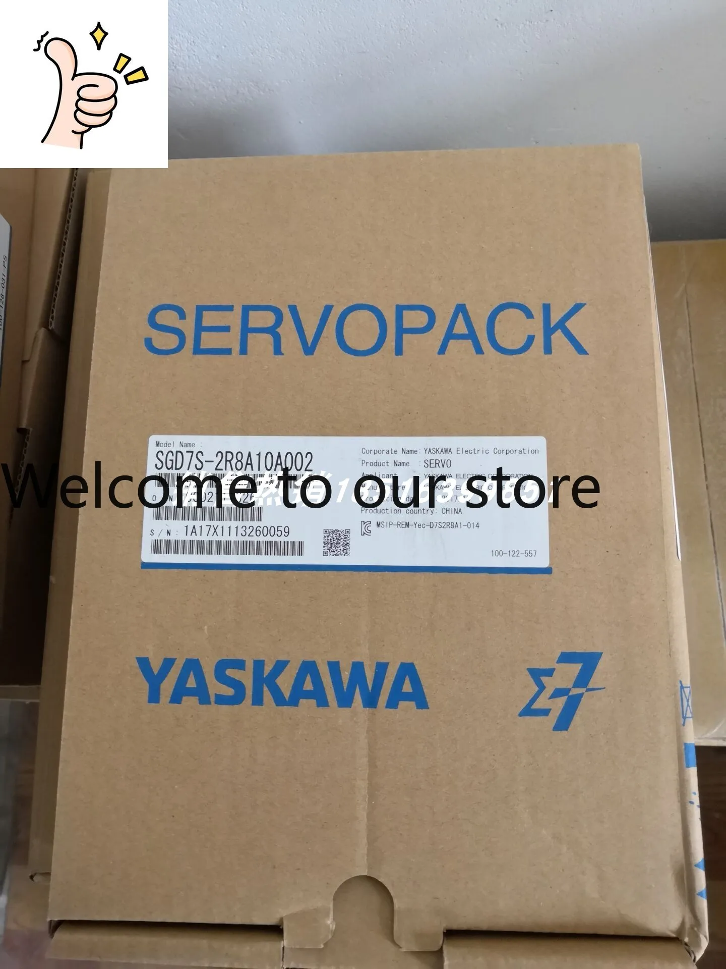 

SGD7S-2R8A10A002 Yaskawa Servo Drive New Quality Assurance One Year
