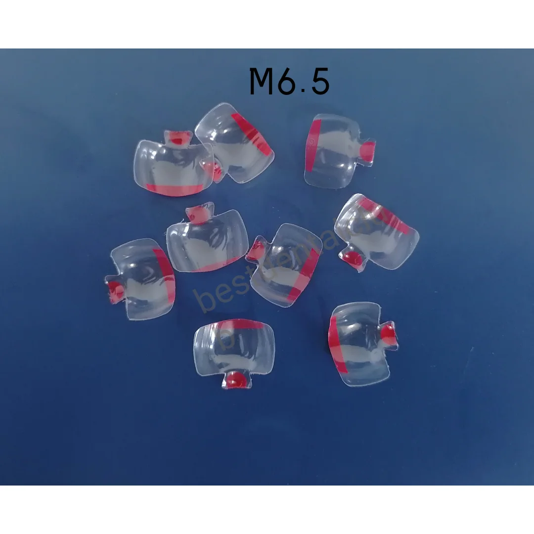 5Pcs Dental Clear Matrix Bands Transparent Posterior Molar Teeth 6.5mm Fits Bioclear BT Tooth Restoration