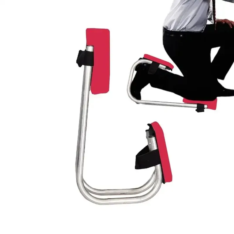 Garden Knee Seat Strap on Kneeling Device Ergonomic Knee Protection and Ankle Support Garden Single Leg Kneeler Seat