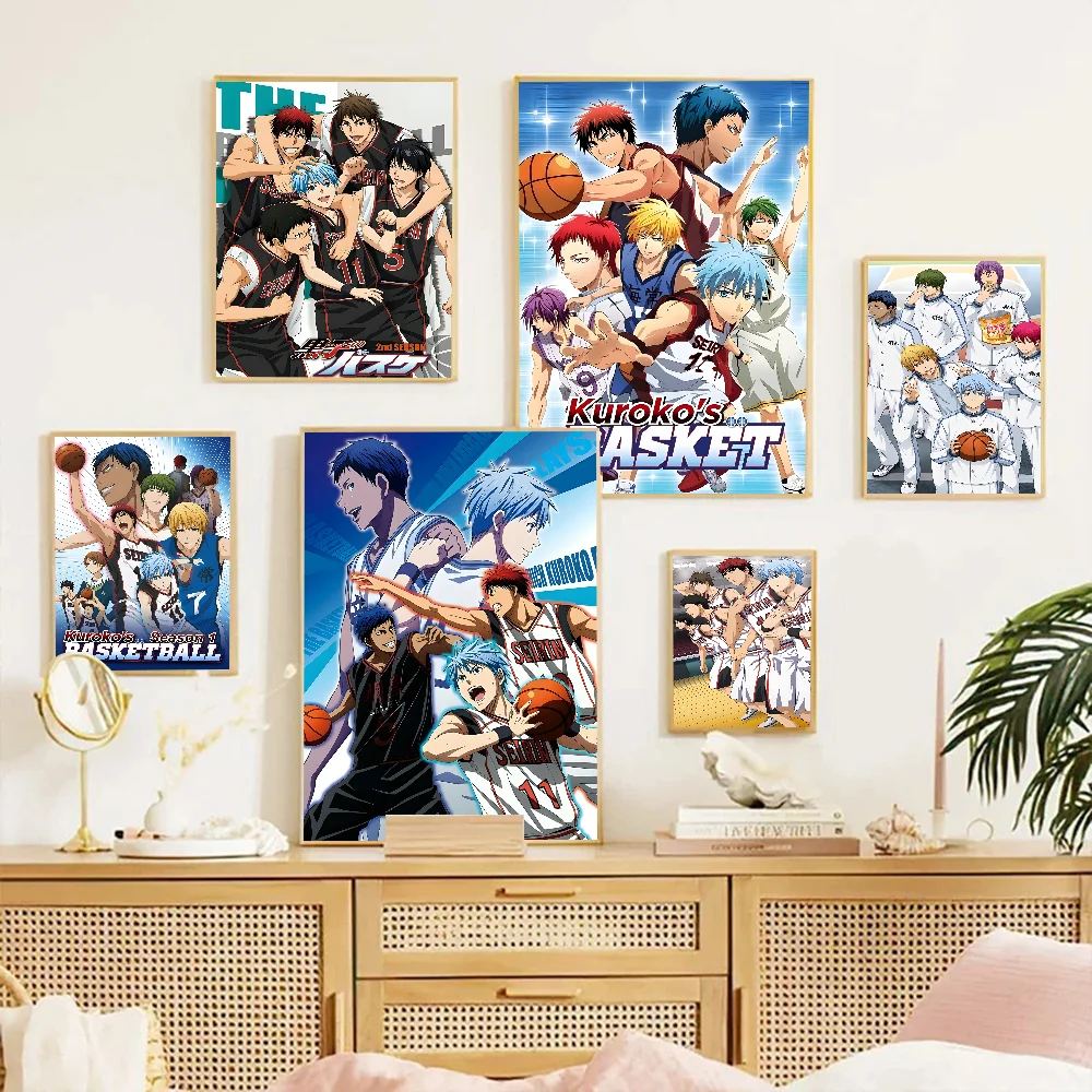 Kurokos Basketball Anime Good Quality Prints and Posters HD Quality Poster Wall Art Painting Study Home Decor