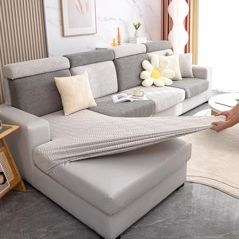 الكل في واحد لمط غطاء أريكة من الصوف عدم الانزلاق العالمي الأريكة وسادة يغطي حامي الأثاث كرسي صالة أغطية الأغلفة