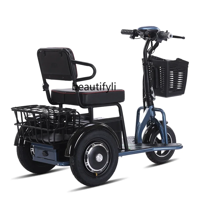 

S23 Elderly Electric Tricycle 12-Inch Small Household Elderly Foldable and Portable Commuter Battery Car