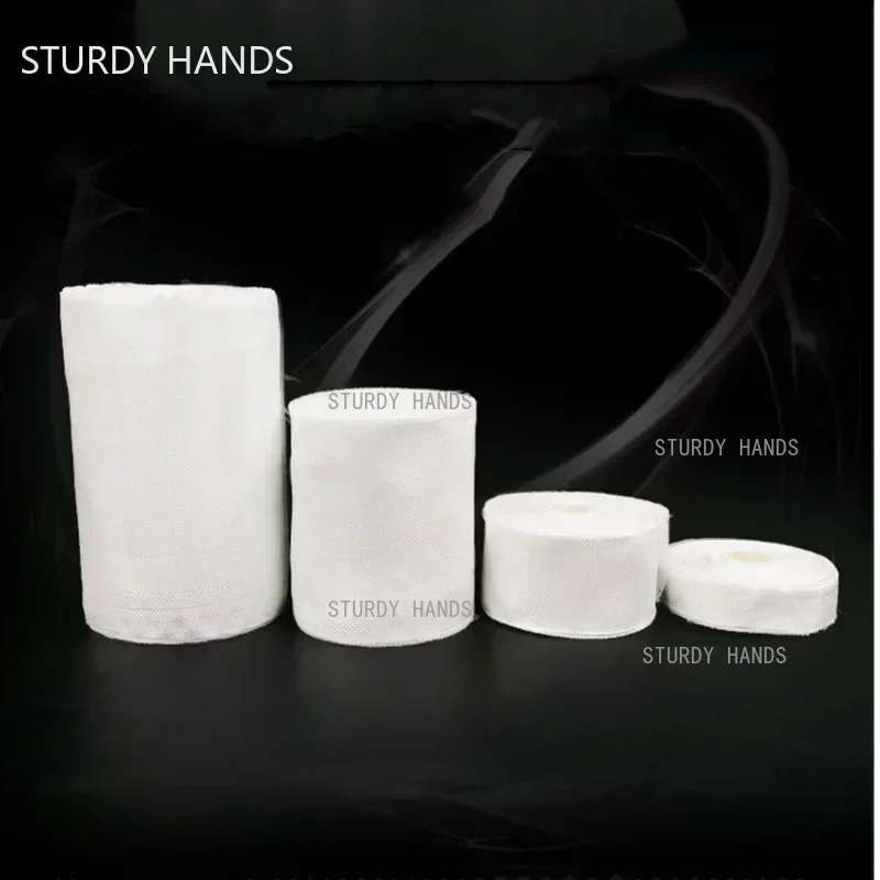 1 Roll High-density Glass Fiber Cloth Fire and High Temperature Resistance Fiber Cloth Tape Household Industrial Accessories