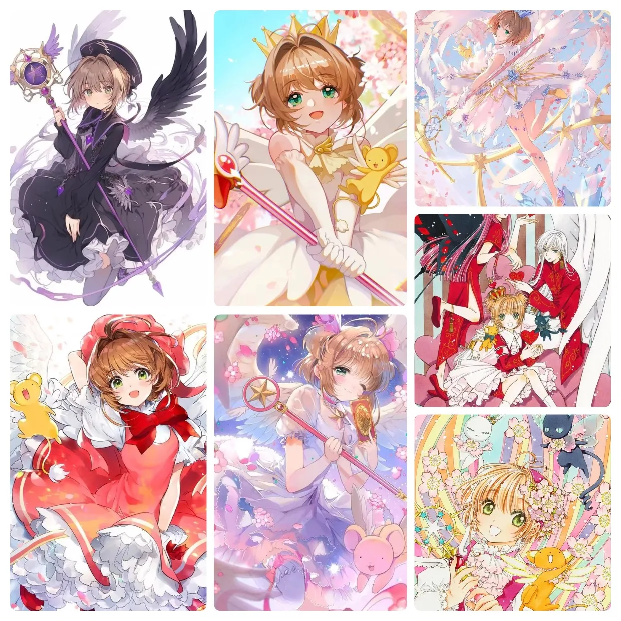 500 Pieces Jigsaw Puzzle Anime Cardcaptor Sakura Jigsaw Puzzle Educational Toy for Kids Children's Games Christmas Gift