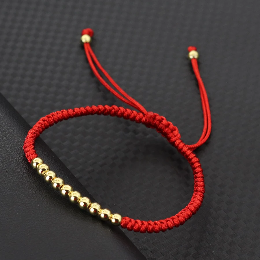 3 Styles Handmade Lucky Red String Bracelet Set