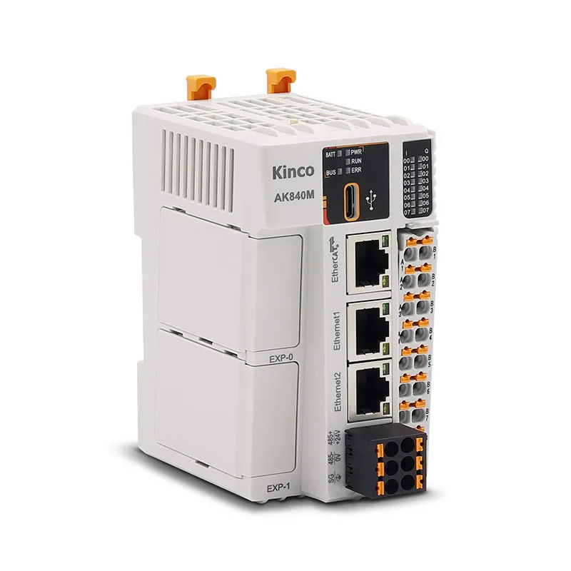 Kinco AK840M-0808DTN AK840M-0808DTP AK8X0 Series PLC 32-Axis EtherCAT bus CoDeSys Motion Controller 8DI8DO 2*Ethernet, 1*RS485