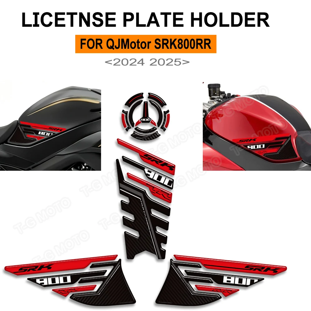 

Motorcycle For QJMotor QJ Motor SRK GSR 800 RR SRK800 Tank Pad Cap Gas Fuel Oil Kit Knee Stickers Decals Protection 2024 2025