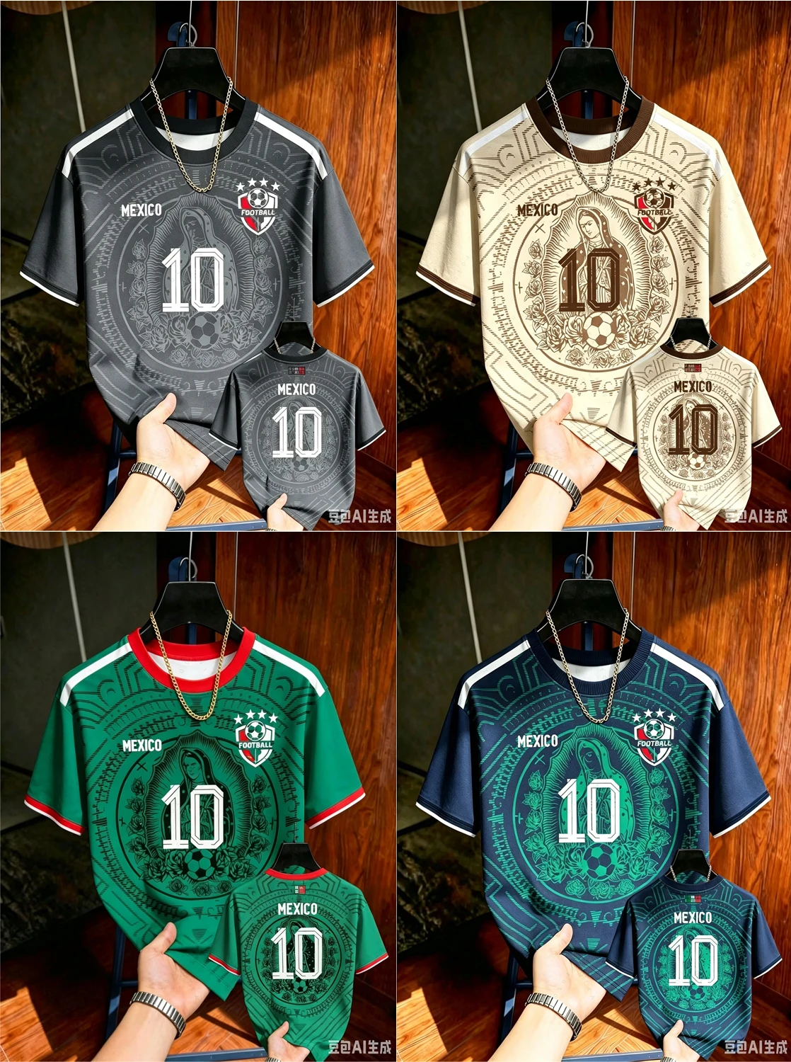 Mens Fashion Mexico - Kaos Wanita 2026 Meksiko 10 Print