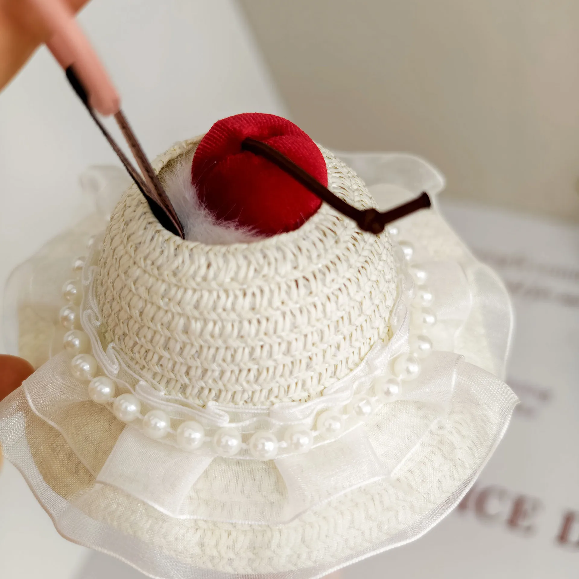 ملابس بوب مارت SP دمية الزي 17 سنتيمتر فستان زفاف الأميرة الوردي-مجموعة ملابس الدمية القطيفة من قوانغتشيوان ملابس بوب مارت #5