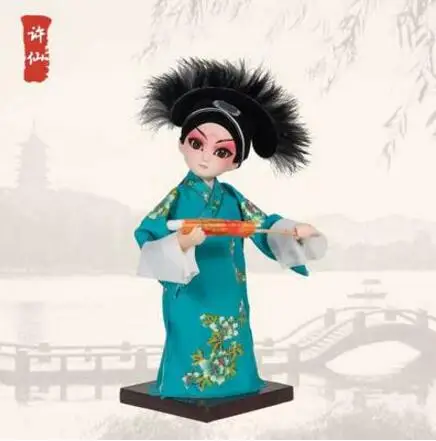 2019 new du shiniang jointed doll hand made chinese ancient costume bjd dolls opera action toy figures girls gift collection