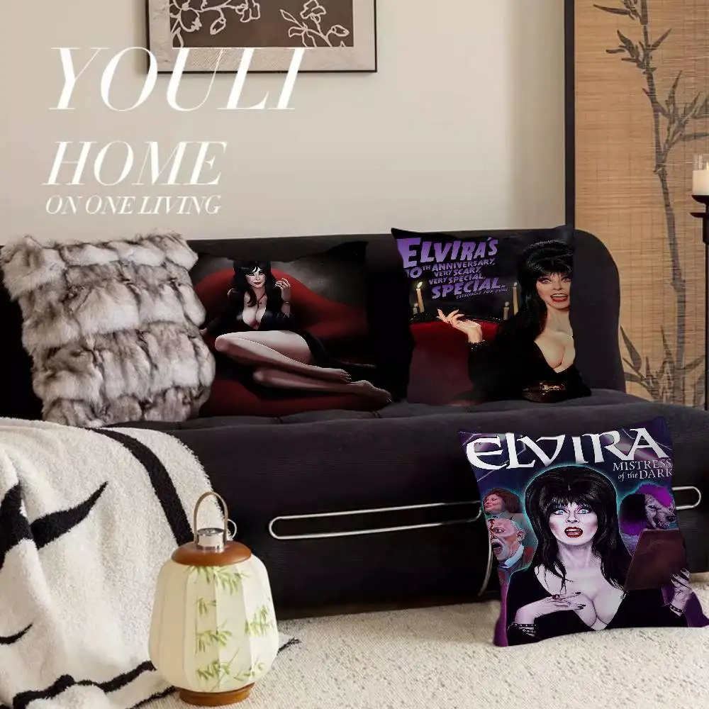 Film E-Elvira M-Mistress D-Dark Pillow Cover for Bedroom Room and Living Room Sofa Decorative Cushion Cover view 5